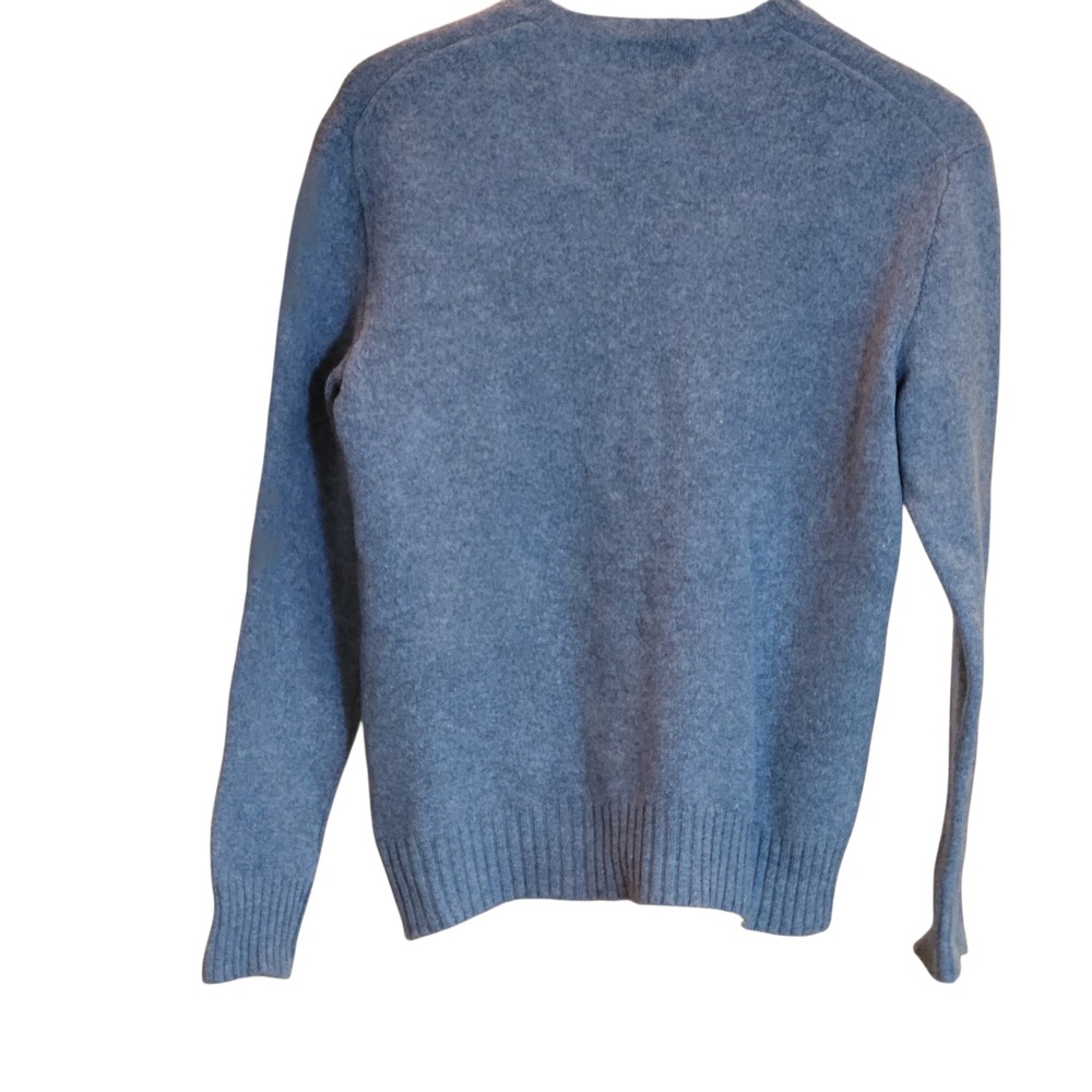Polo Ralph Lauren Sweater Womens Medium Blue Merino Wool Cashmere Crewneck - Picture 3 of 14